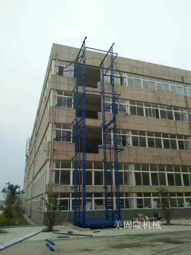 蚌埠室外双臂导轨式升降机厂家